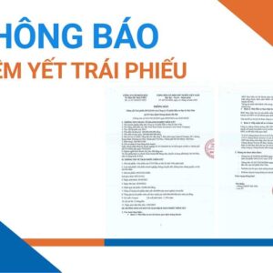 Thông báo Niêm yết Trái phiếu MVJ12101 của Công ty Cổ phần Đầu tư Địa ốc Mai Viên