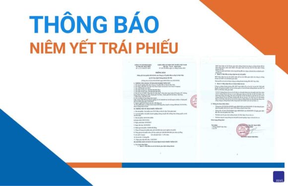 Thông báo Niêm yết Trái phiếu MVJ12101 của Công ty Cổ phần Đầu tư Địa ốc Mai Viên